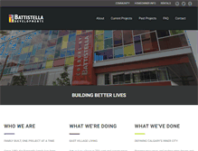 Tablet Screenshot of battistella.ca