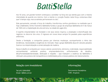 Tablet Screenshot of battistella.com.br